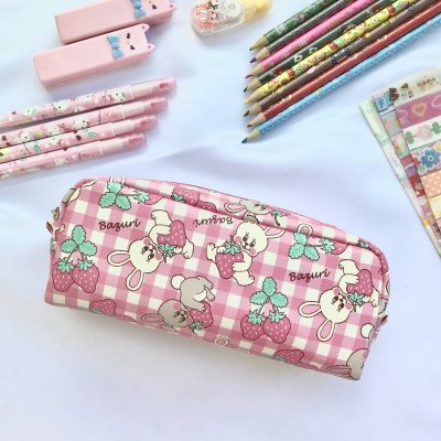 Printed Pencil Case Large Capacity Stationery Box For Elementary  Middle And High School Students