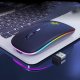 Luminous Charging Bluetooth Dual-mode Wireless Silent Mouse Desktop Notebook