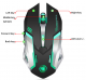 HXSJ new wireless mouse 2.4GPI gaming mouse glowing mouse