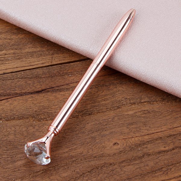 Metal Ballpoint Pen Student Gift Diamond Ballpoint Pen Creative Crystal Advertising Pen