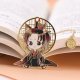 Anime Peripheral Metal Cartoon Hollowed Out Tassel Bookmark