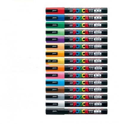 Advertising Pen Doodle 0.9 Acrylic Marker 8 Colors Set