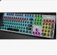 Internet Cafe Metal Backlit Eat Chicken Usb Game Green Axis Membrane Mechanical Keyboard