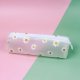 Transparent Tpv Girl Cosmetics Daisy Storage Bag Student Pencil Case